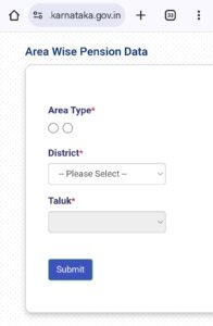 Enter Area type & District