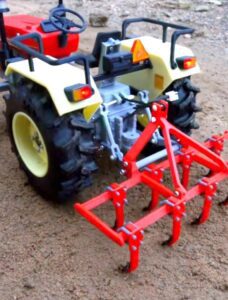 Tractor With Cultivator